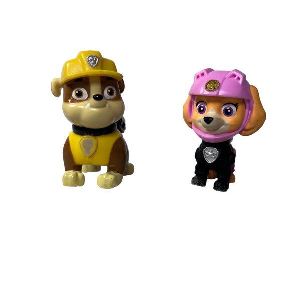 Paw Patrol Rubble & Skye Mini Figure Set of 2‎ Nickelodeon imaginative toys - Picture 1 of 7